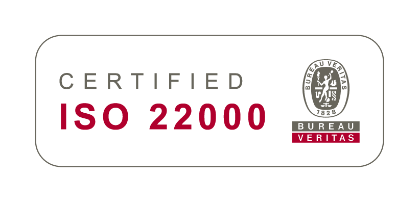 Certified ISO 22000